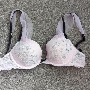 Victoria's Secret sexy push up with rhinestones